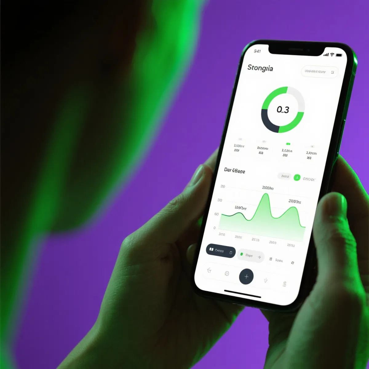 官方APP移动端数据界面示意图
