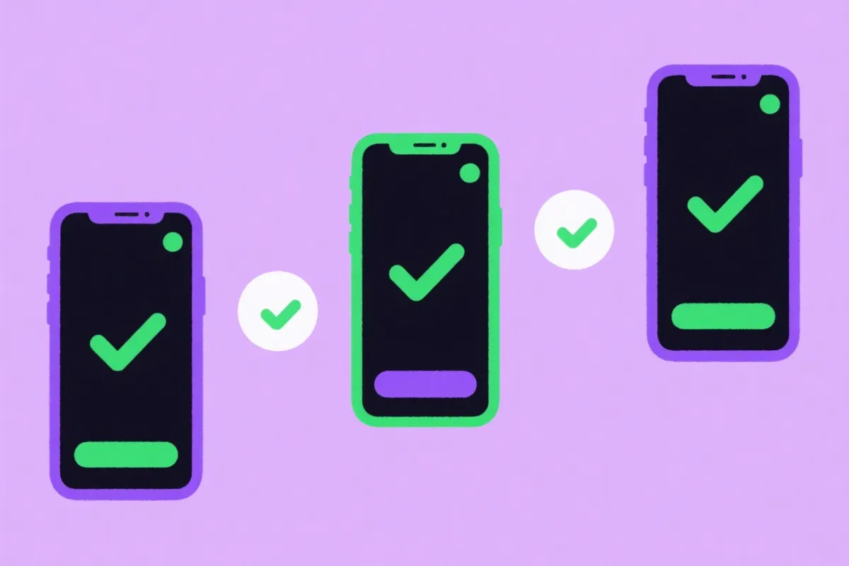 APP首次使用三步引导示意图